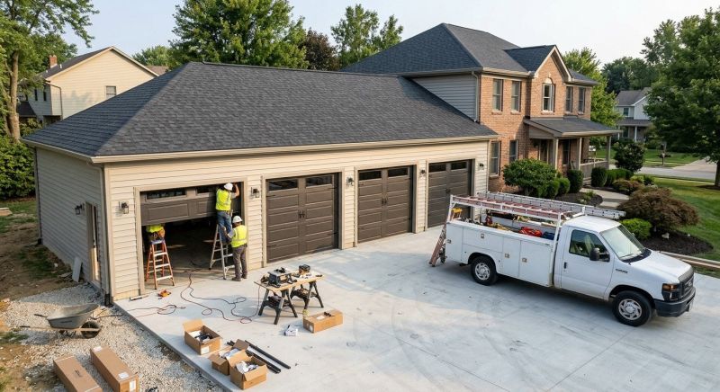 Three Car Garage Installation in South Houston, TX